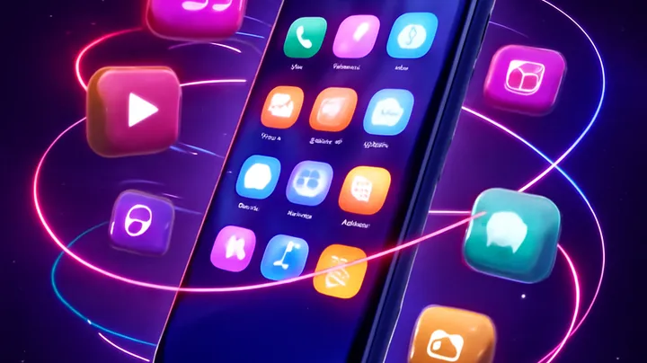 97777BDT COM - Sleek smartphone floating in space 97777BDT COM Sleek smartphone floating in space