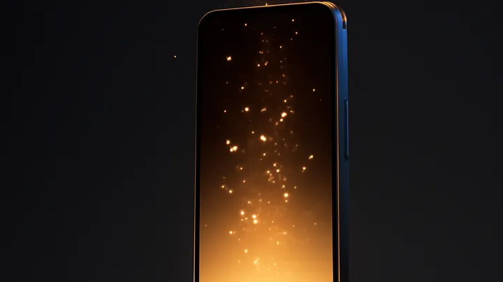 97777BDT COM - Modern phone with glowing screen 97777BDT COM Modern phone with glowing screen